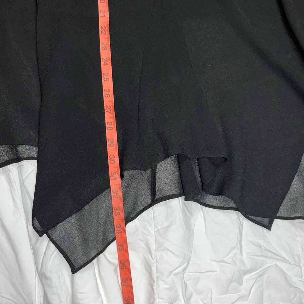 Scarlett Black Asymmetrical Midi Skirt Womens Size 6 - Picture 9 of 9
